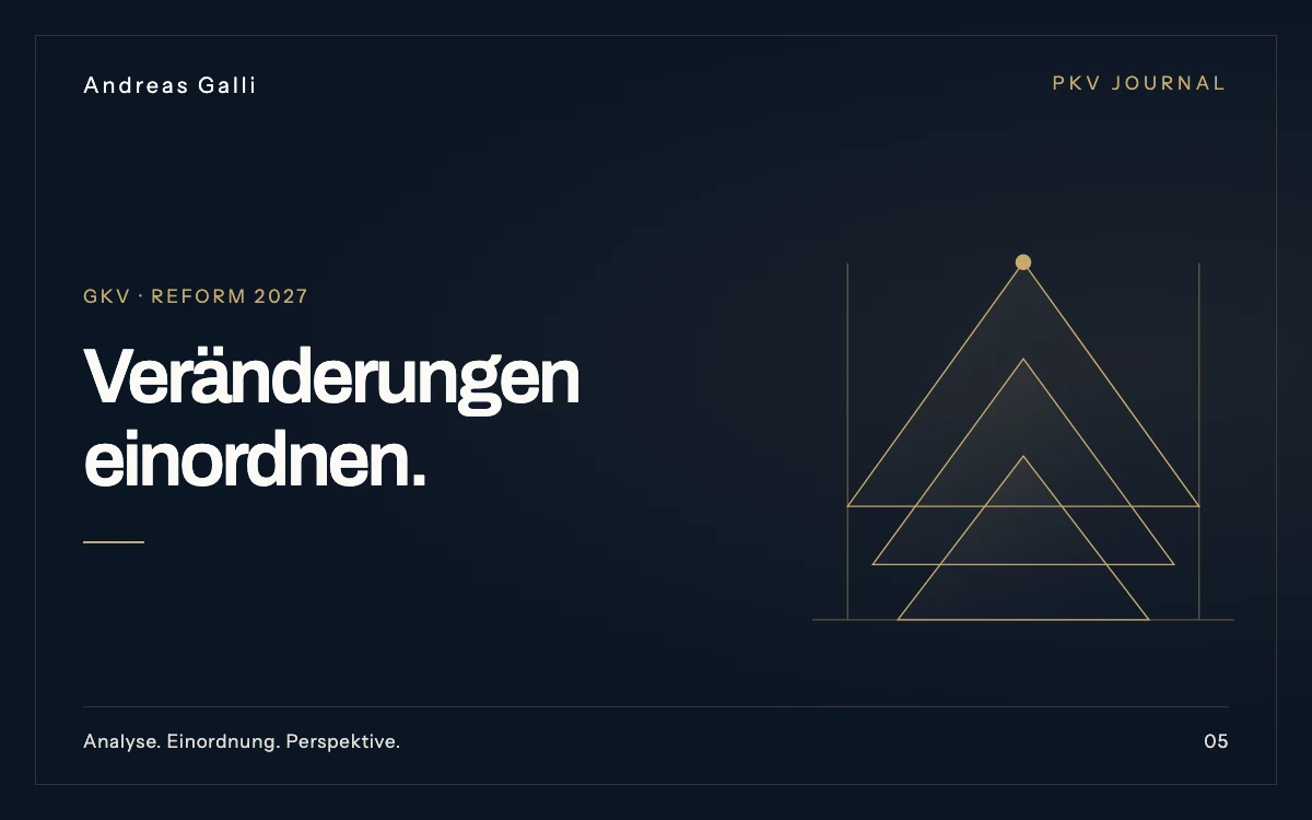 Beitragsbild: GKV-Sparpaket 2027: PKV-Wechsel prüfen