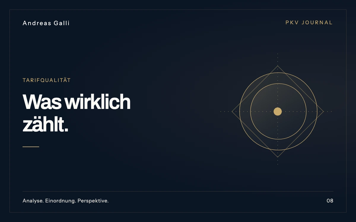 Beitragsbild: Guter PKV-Tarif 2026: Diese Leistungen zählen