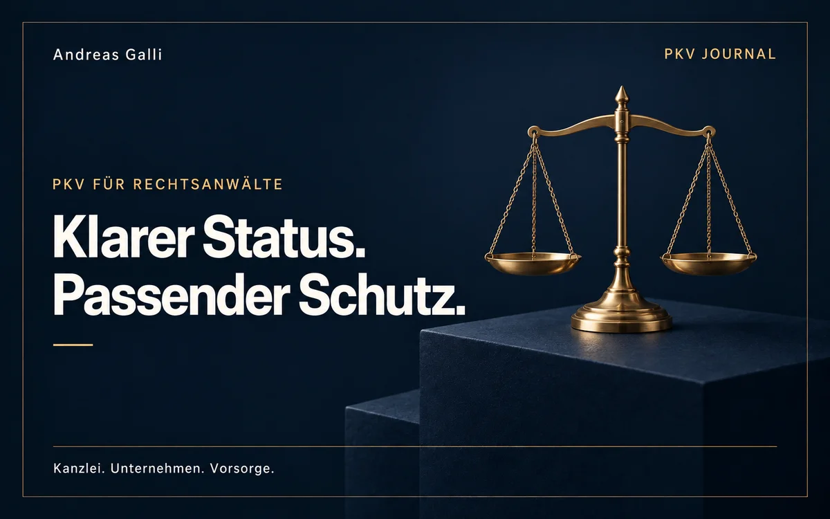 Beitragsbild zum Artikel: PKV für Rechtsanwälte: Angestellt, Syndikus oder selbstständig?