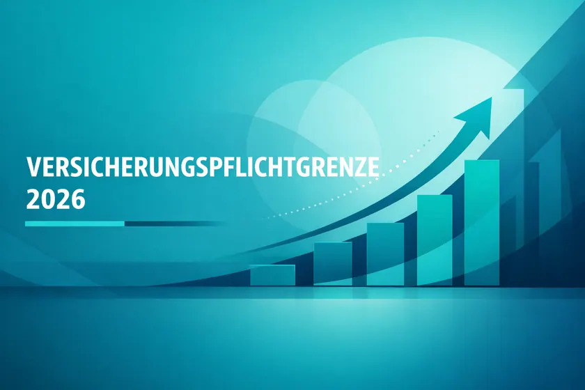 Beitragsbild zum Artikel: Versicherungspflichtgrenze 2026: Ab wann lohnt sich die PKV für Angestellte?