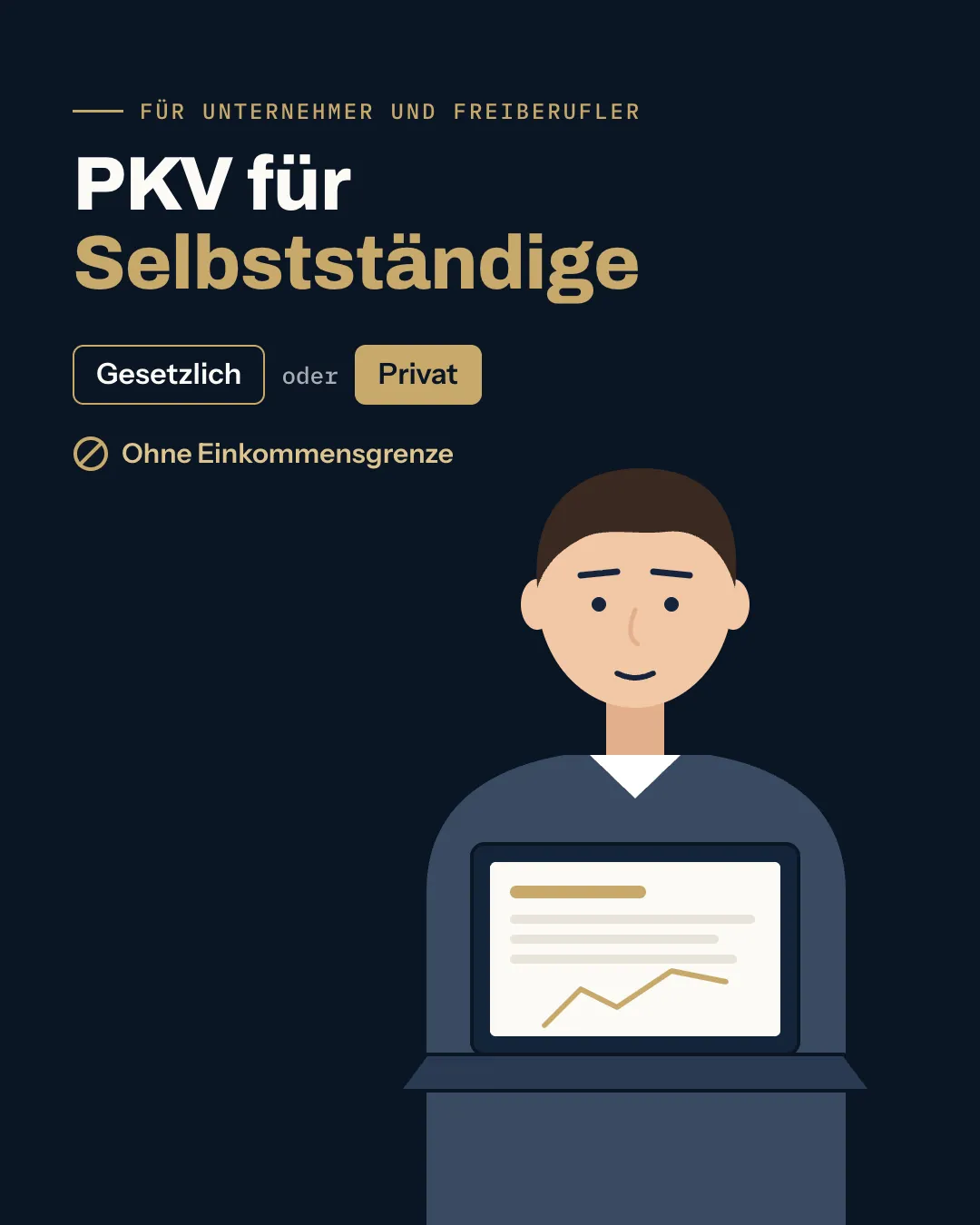 Vorschaubild zum Erklärvideo: PKV für Selbstständige: Beitrag, Krankentagegeld und Ausbaumöglichkeiten